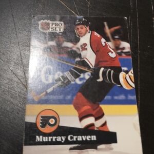 Hockey Trading Card - Red and Black